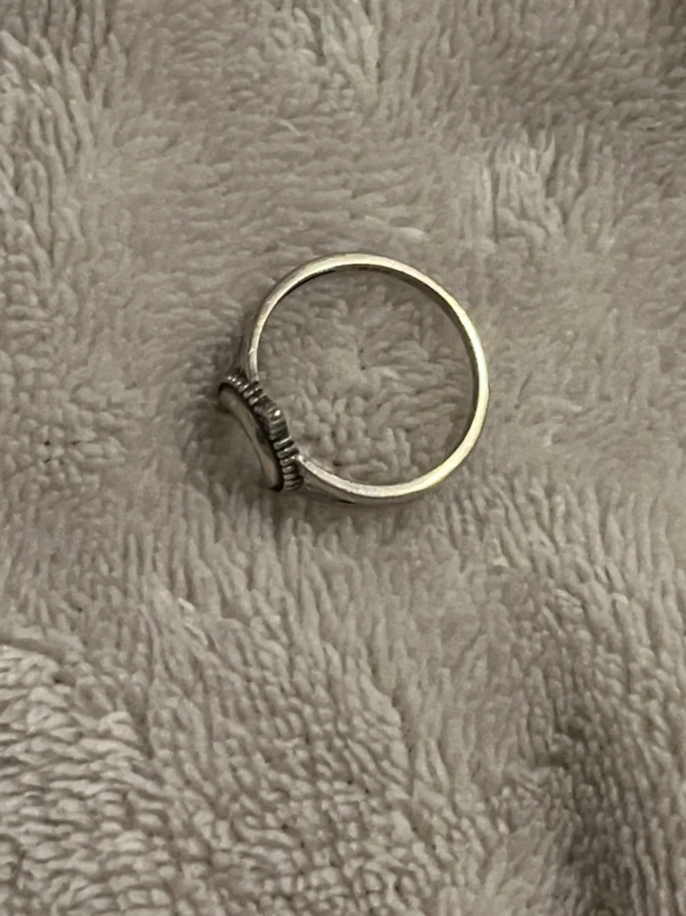 Sterling Silver Crescent Moon Ring - Women Jewelry